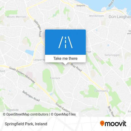 Springfield Park map