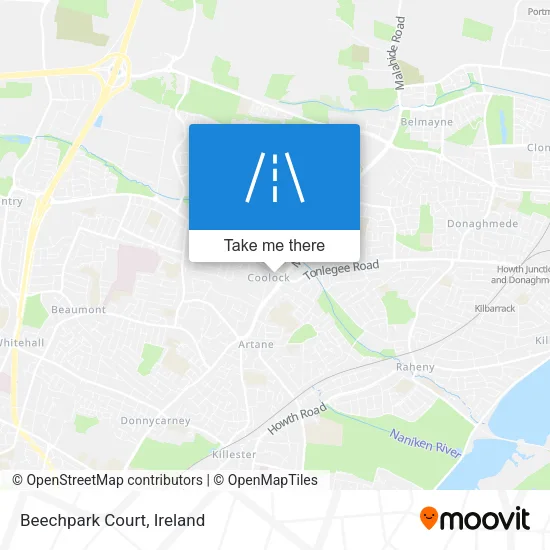 Beechpark Court map