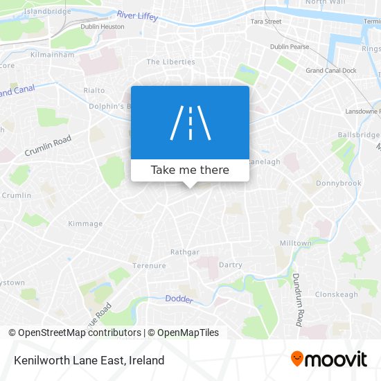 Kenilworth Lane East map