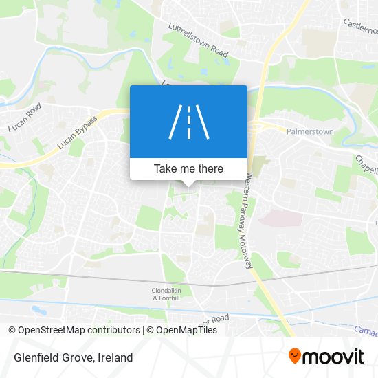 Glenfield Grove map