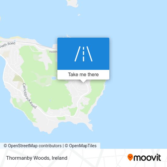 Thormanby Woods map