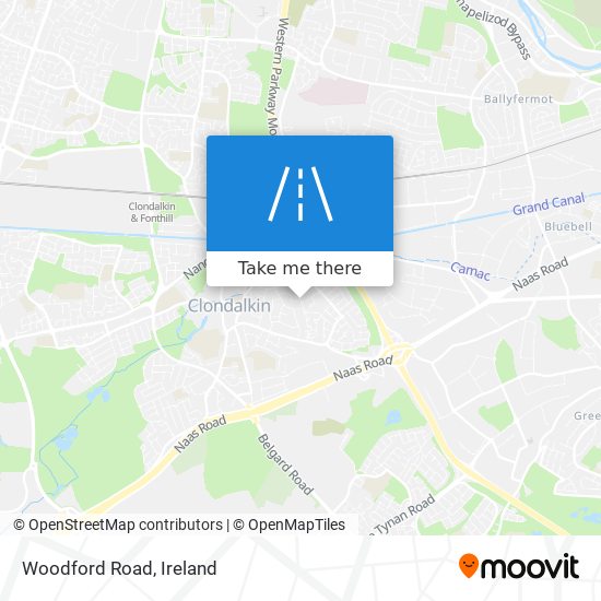 Woodford Road map