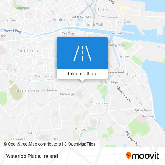 Waterloo Place map