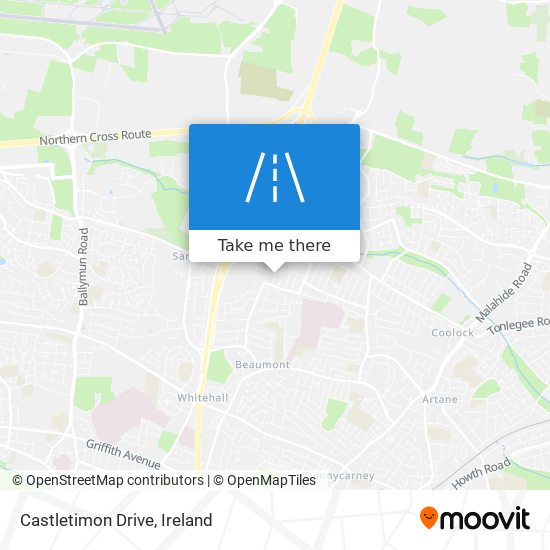 Castletimon Drive map