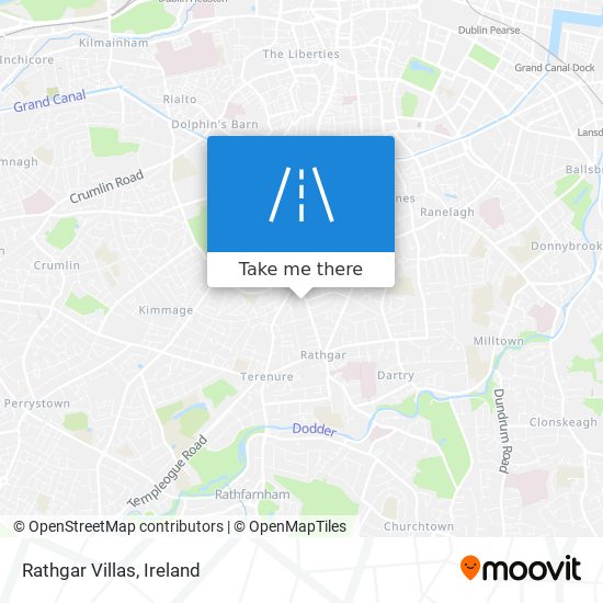 Rathgar Villas map