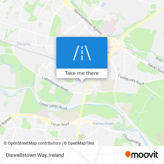 Diswellstown Way map