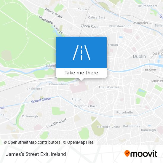 James's Street Exit map