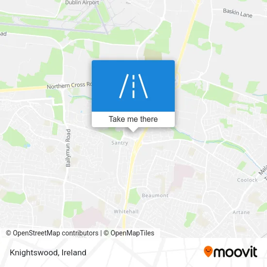 Knightswood map