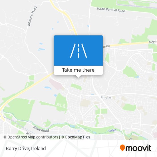 Barry Drive map