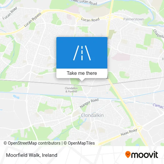 Moorfield Walk map