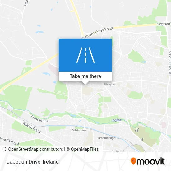 Cappagh Drive map