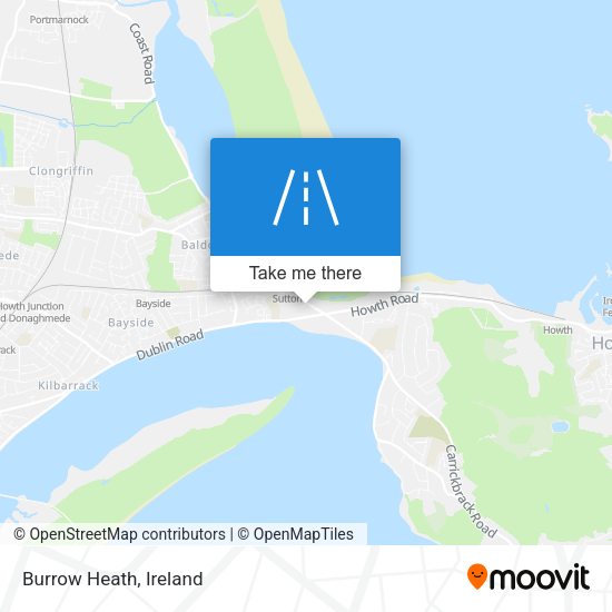 Burrow Heath map