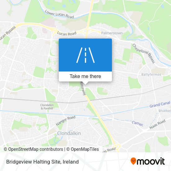 Bridgeview Halting Site map