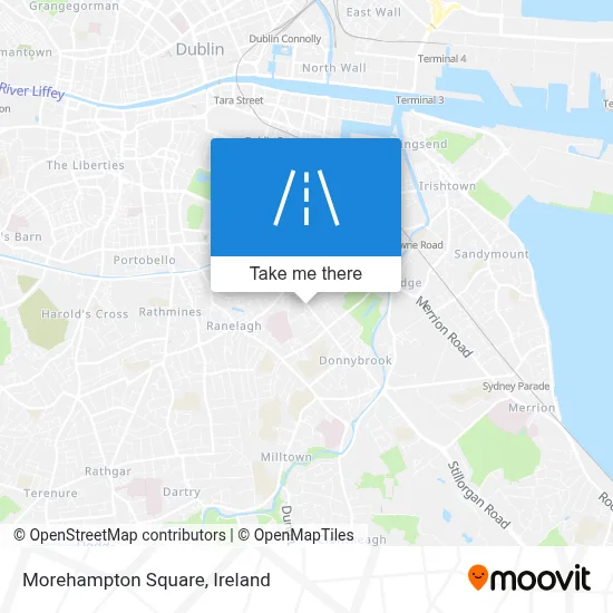 Morehampton Square map