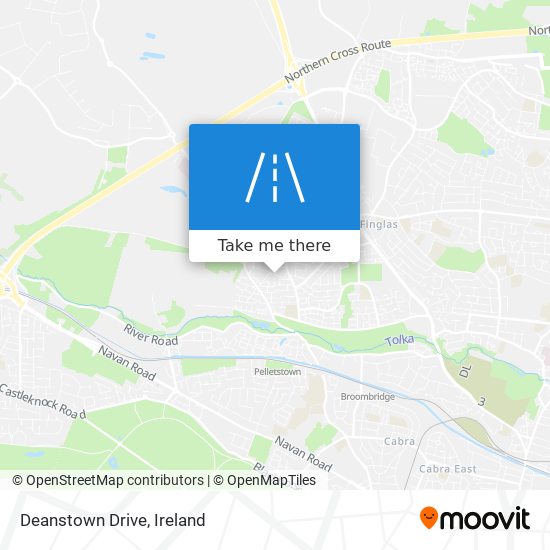 Deanstown Drive map