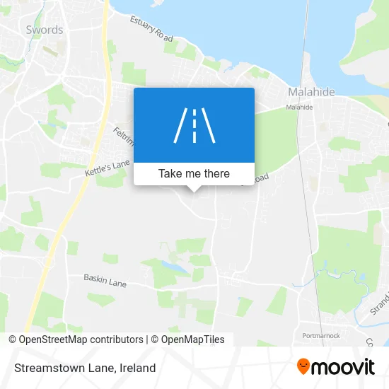 Streamstown Lane map