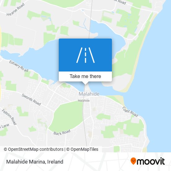 Malahide Marina map