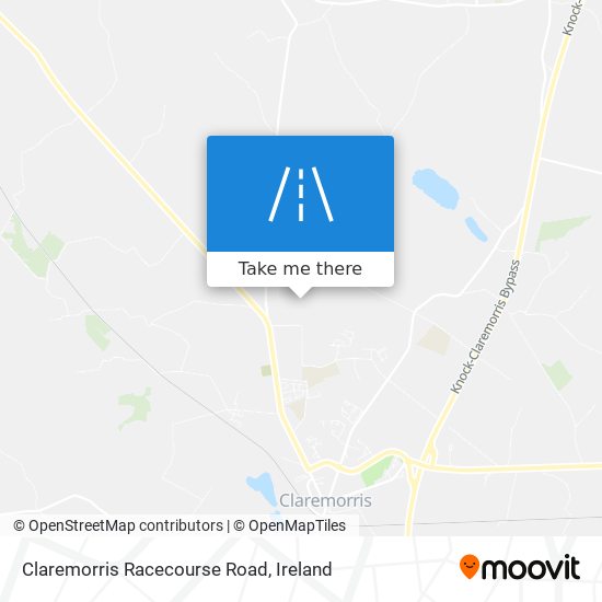 Claremorris Racecourse Road plan