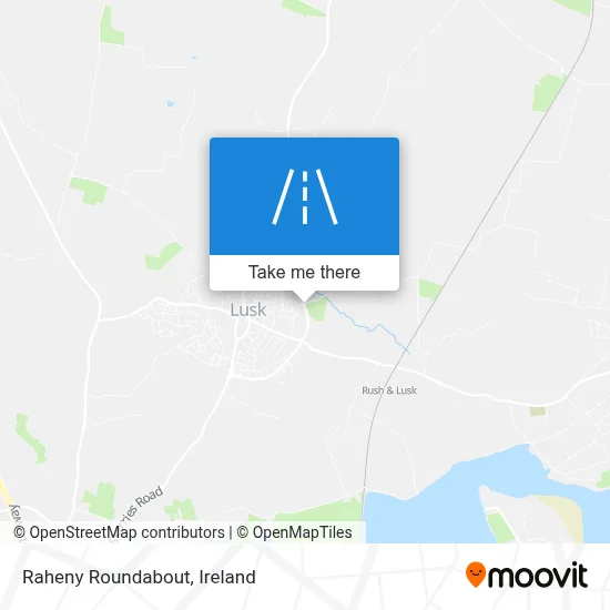 Raheny Roundabout map