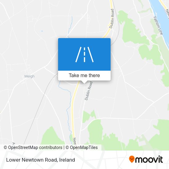 Lower Newtown Road map