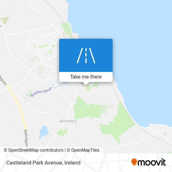Castleland Park Avenue map