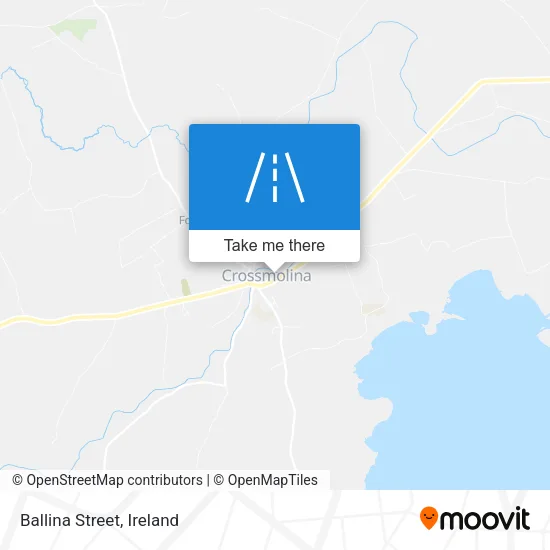 Ballina Street map