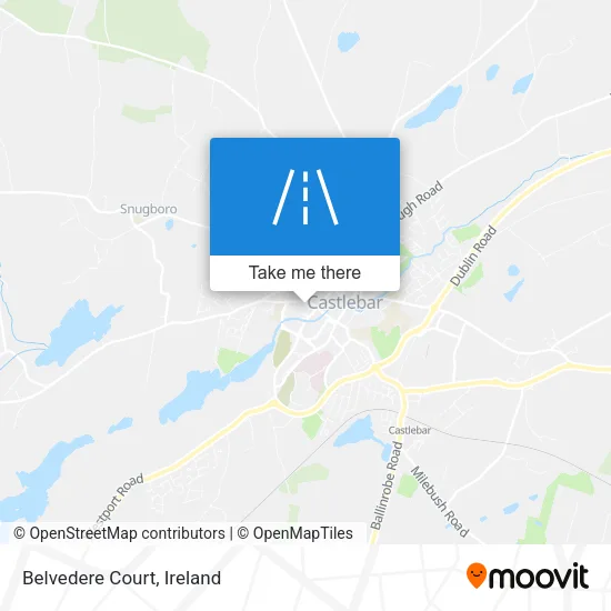 Belvedere Court map