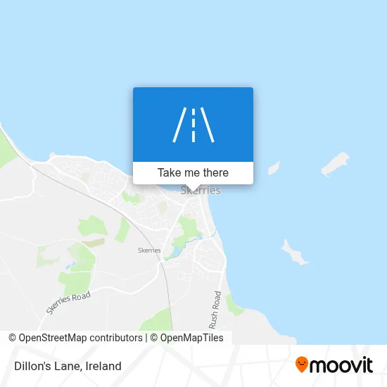 Dillon's Lane map