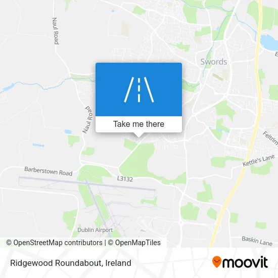 Ridgewood Roundabout map