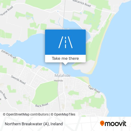 Northern Breakwater (A) map
