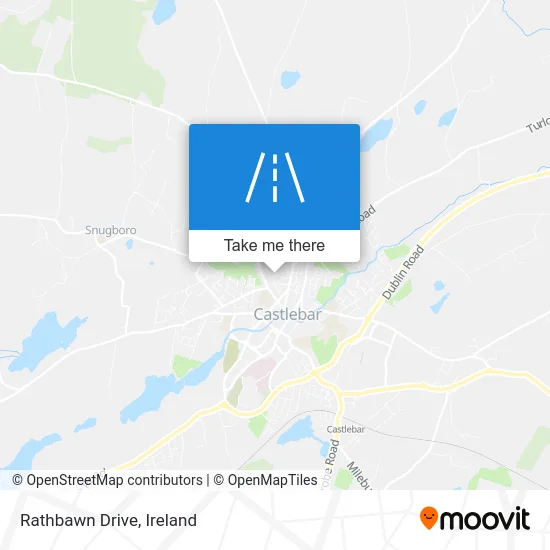 Rathbawn Drive map