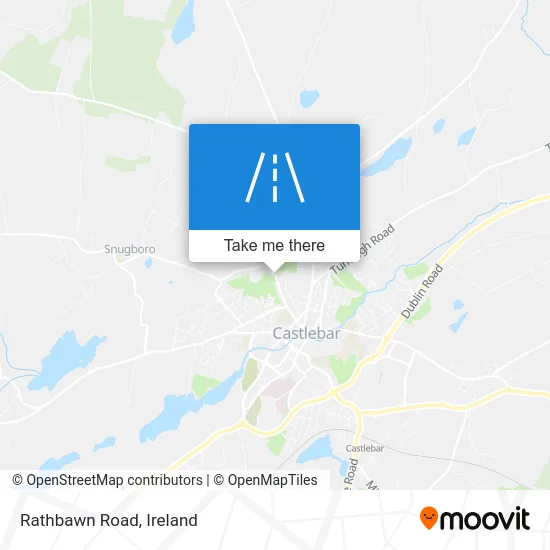 Rathbawn Road map