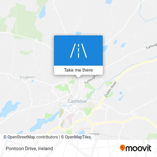 Pontoon Drive map