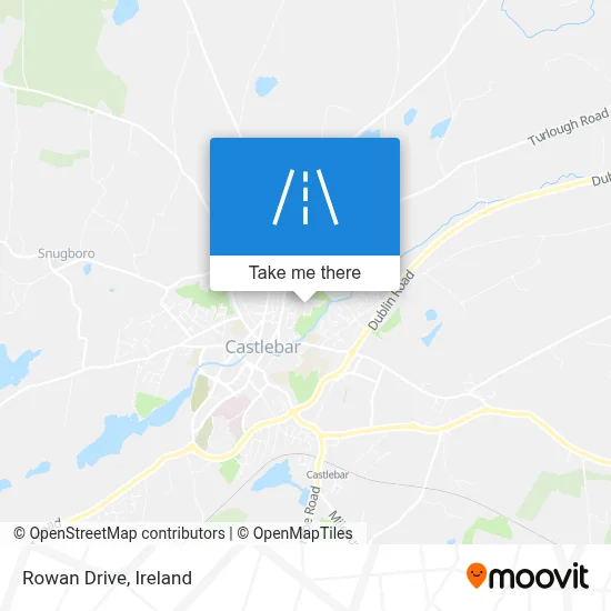 Rowan Drive map