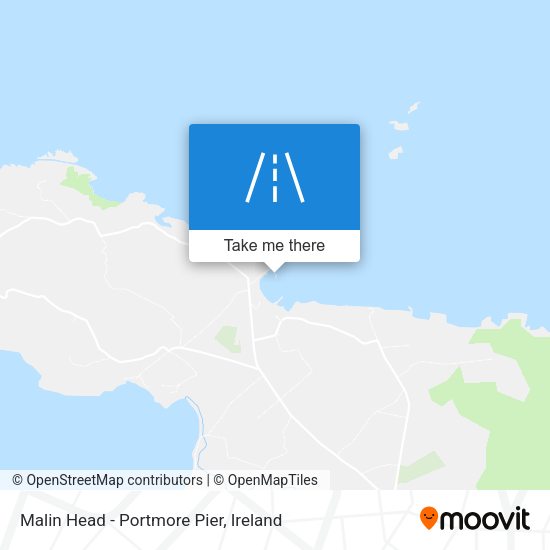 Malin Head - Portmore Pier map
