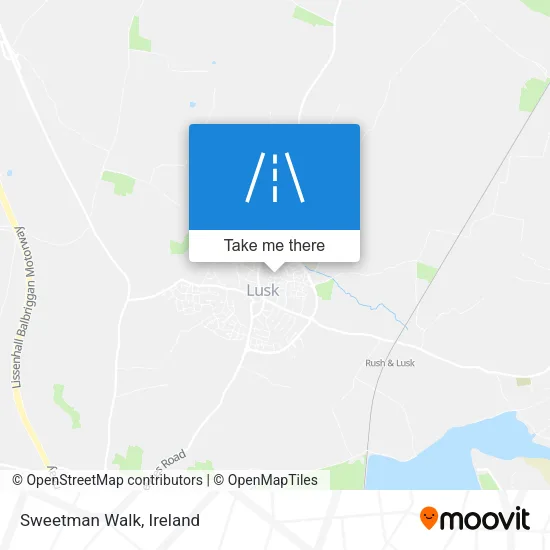 Sweetman Walk map