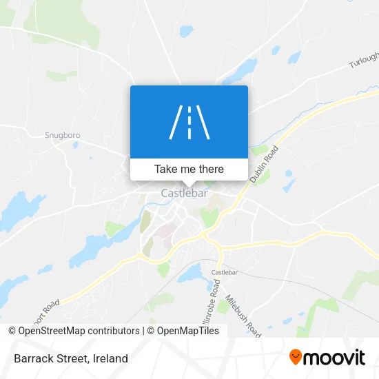 Barrack Street map