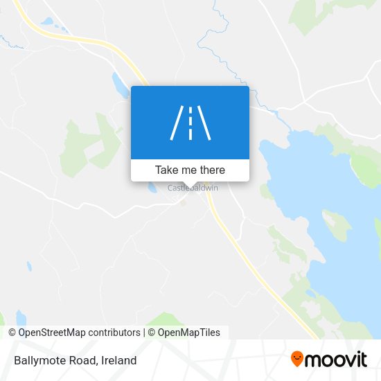 Ballymote Road map