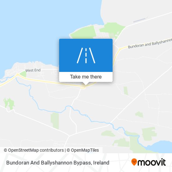 Bundoran And Ballyshannon Bypass map