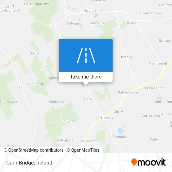 Carn Bridge map