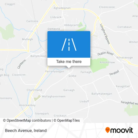 Beech Avenue map