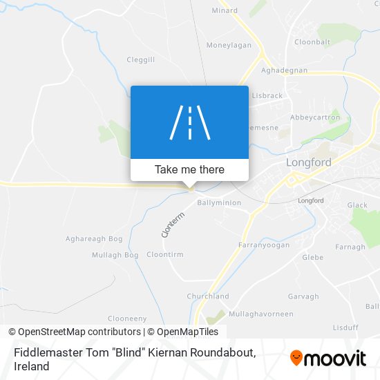 Fiddlemaster Tom "Blind" Kiernan Roundabout map