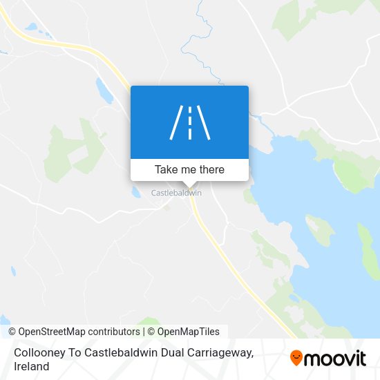 Collooney To Castlebaldwin Dual Carriageway map