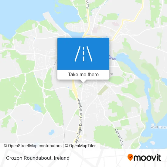 Crozon Roundabout map