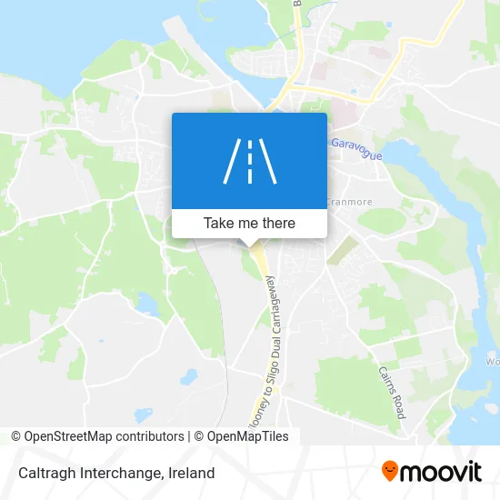 Caltragh Interchange map