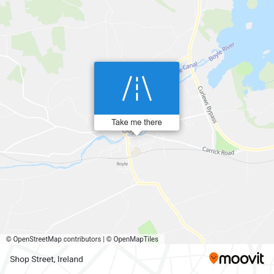 Shop Street map