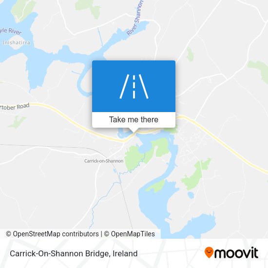 Carrick-On-Shannon Bridge map