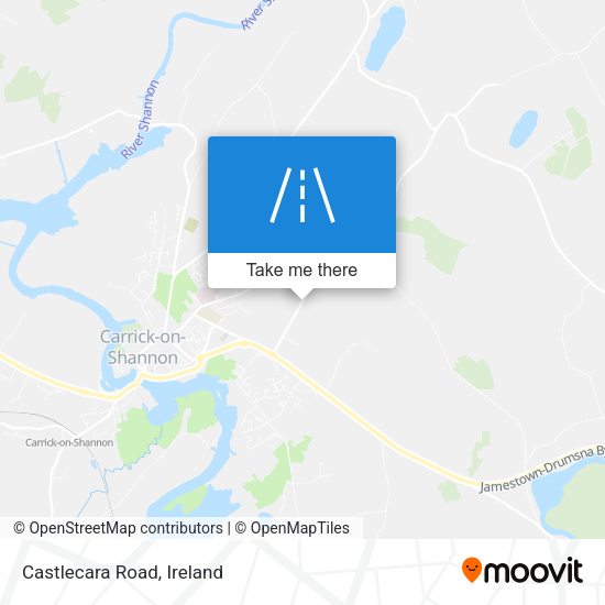 Castlecara Road map