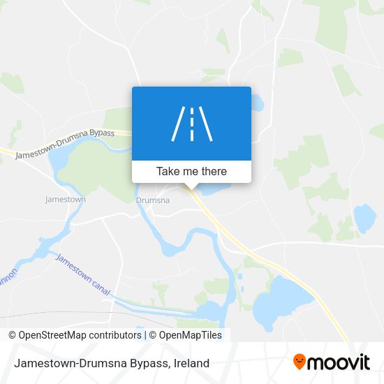 Jamestown-Drumsna Bypass map