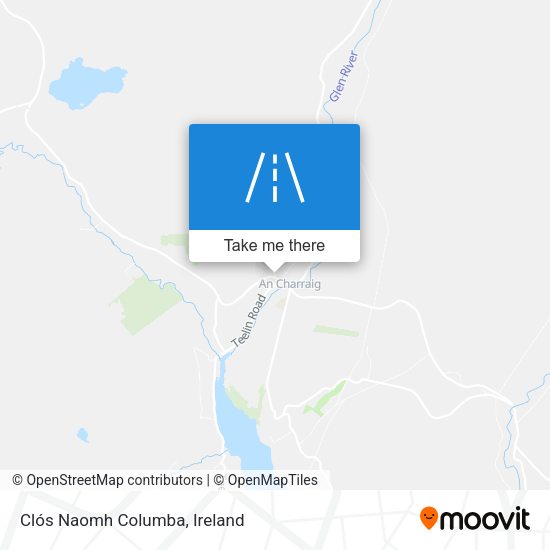 Clós Naomh Columba map